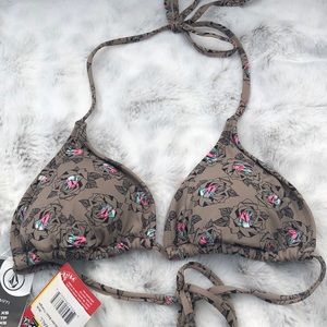 Volcom XS bikini top- TOP ONLY-